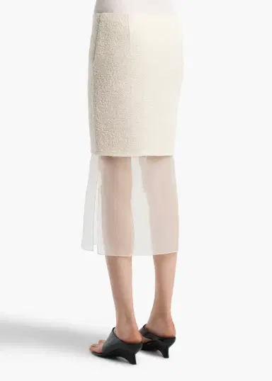 Khaite Sybil Skirt In Natural | Thumbnail 4