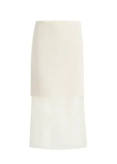 Khaite Sybil Skirt In Natural | Thumbnail 1 Khaite Sybil Skirt In Natural | Thumbnail 1