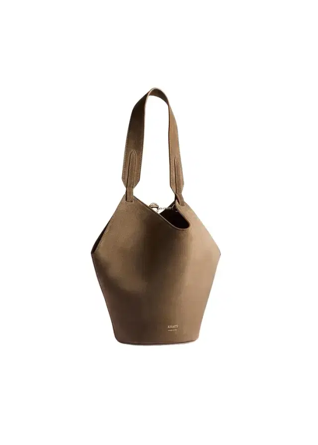 Mini Lotus Tote In Cedar Suede
