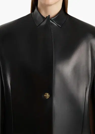 Khaite Dolso Jacket In Black Leather | Thumbnail 5 Khaite Dolso Jacket In Black Leather | Thumbnail 5