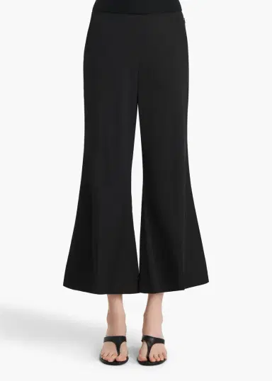 Khaite Walter Pant In Black Cotton Silk | Thumbnail 3 Khaite Walter Pant In Black Cotton Silk | Thumbnail 3
