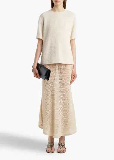 Khaite Web Top In Natural | Thumbnail 2 Khaite Web Top In Natural | Thumbnail 2