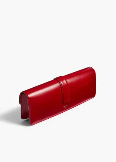 Khaite Blake Clutch In Ruby | Thumbnail 2 Khaite Blake Clutch In Ruby | Thumbnail 2