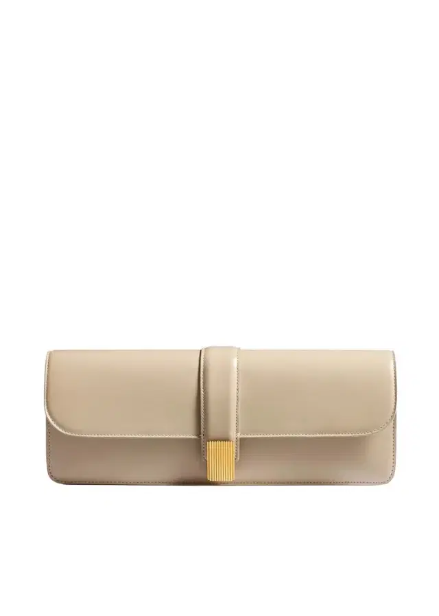 Khaite Blake Clutch In Burro