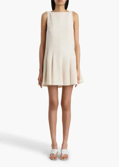 Khaite Mags Dress In Natural | Thumbnail 2