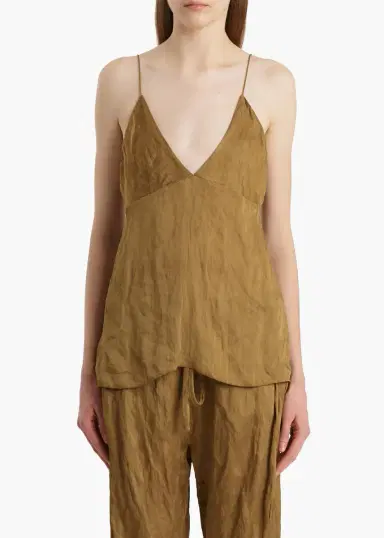 Khaite Timy Top In Golden Ochre | Thumbnail 3 Khaite Timy Top In Golden Ochre | Thumbnail 3