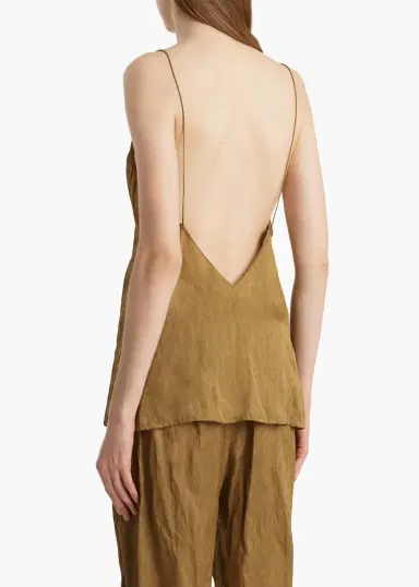 Khaite Timy Top In Golden Ochre | Thumbnail 4 Khaite Timy Top In Golden Ochre | Thumbnail 4