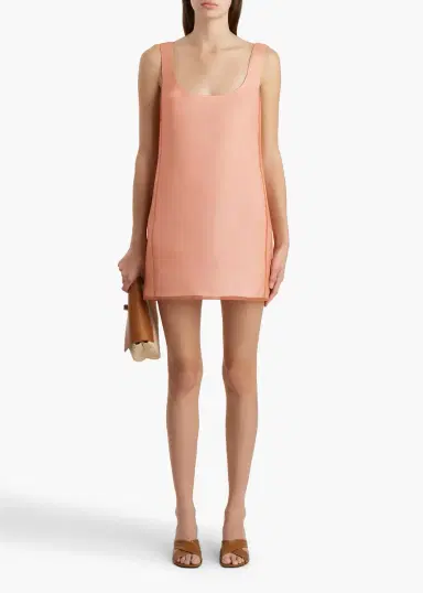 Khaite Pranta Dress In Soft Pink | Thumbnail 2