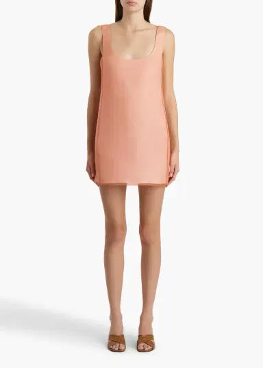Khaite Pranta Dress In Soft Pink | Thumbnail 3