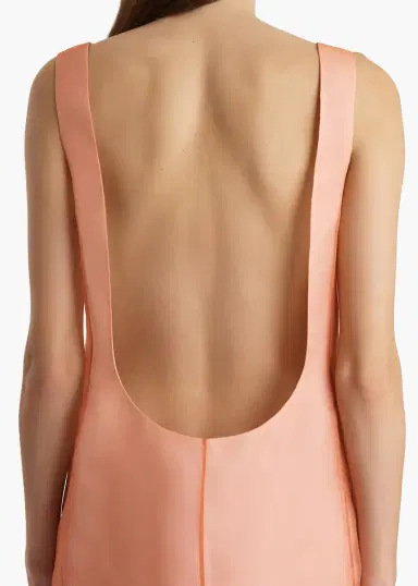 Khaite Pranta Dress In Soft Pink | Thumbnail 6