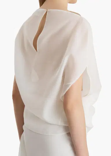 Khaite Poppi Top In Chalk | Thumbnail 6 Khaite Poppi Top In Chalk | Thumbnail 6