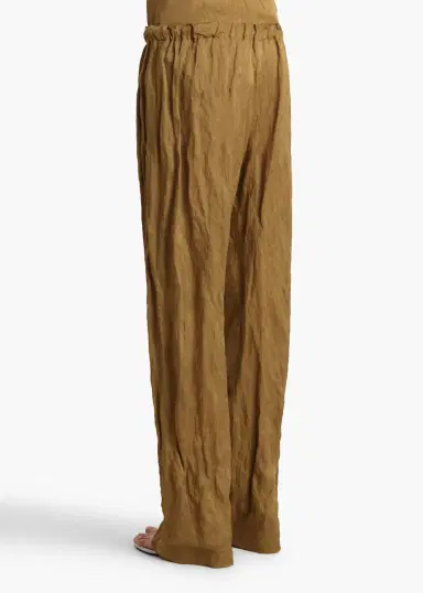 Khaite Rohen Pant In Golden Ochre | Thumbnail 4
