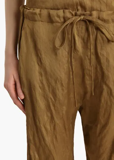 Khaite Rohen Pant In Golden Ochre | Thumbnail 5
