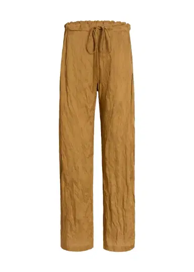 Khaite Rohen Pant In Golden Ochre | Thumbnail 1