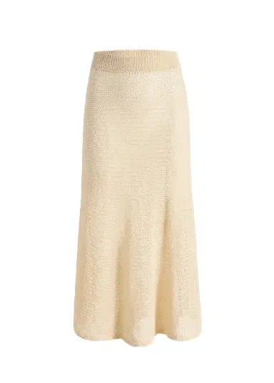 Khaite Inaya Skirt In Ivory | Thumbnail 1