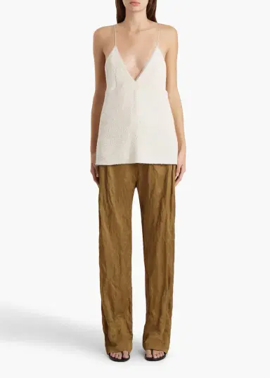 Khaite Timy Top In Natural | Thumbnail 2