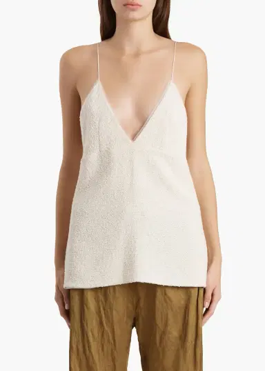 Khaite Timy Top In Natural | Thumbnail 3