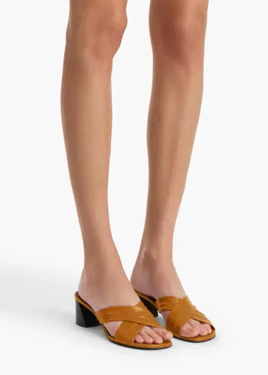 Khaite Liria Sandal In Cuoio Glazed Leather | Thumbnail 5