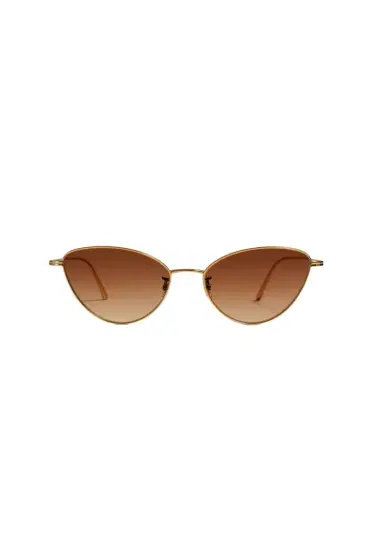 Khaite Khaite X Oliver Peoples 1998C In Gold And Dark Brown | Thumbnail 1