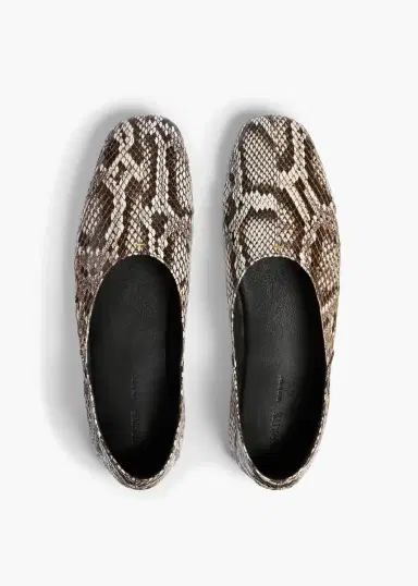 Khaite Jane Flat In Natural Python | Thumbnail 3 Khaite Jane Flat In Natural Python | Thumbnail 3