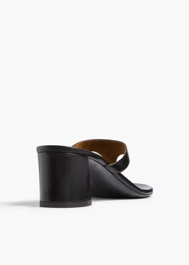 Khaite Archer Sandal In Black Leather | Thumbnail 4 Khaite Archer Sandal In Black Leather | Thumbnail 4