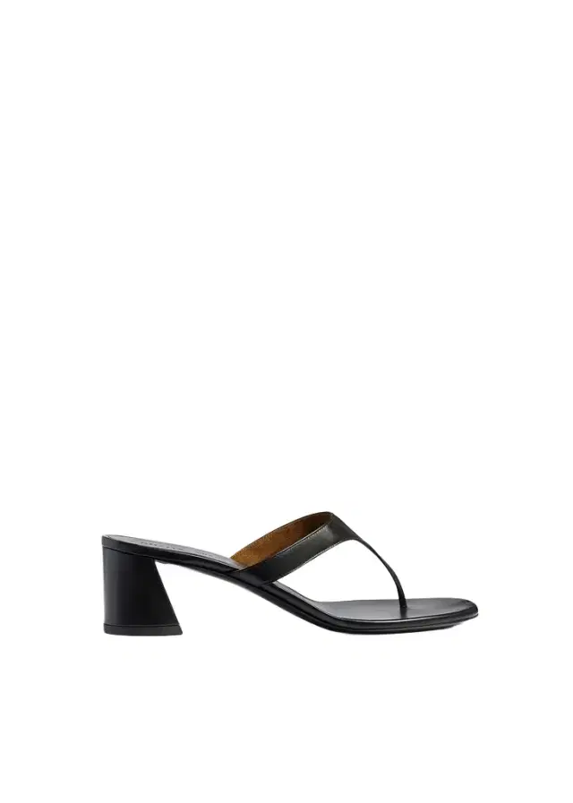Khaite Archer Sandal In Black Leather