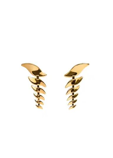 Khaite Leaf Cascading Earrings In | Thumbnail 1 Khaite Leaf Cascading Earrings In | Thumbnail 1