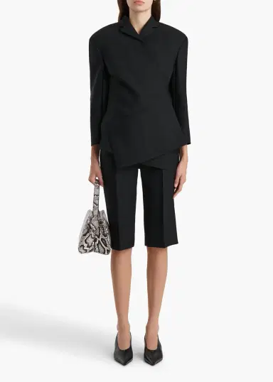 Khaite Palto Jacket In Black | Thumbnail 2