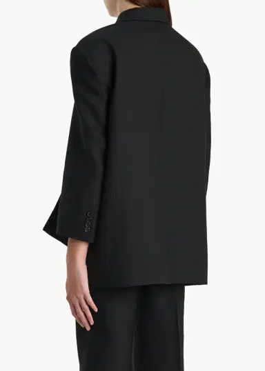 Khaite Palto Jacket In Black | Thumbnail 4