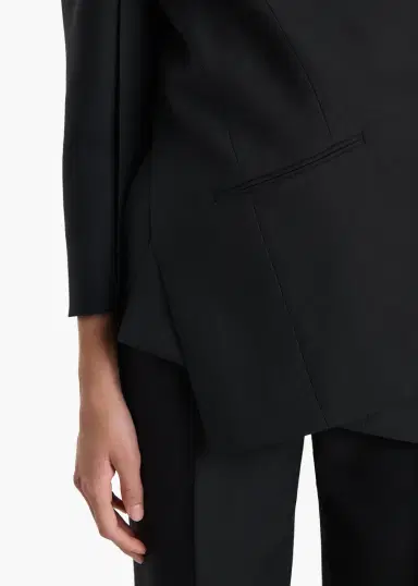 Khaite Palto Jacket In Black | Thumbnail 5