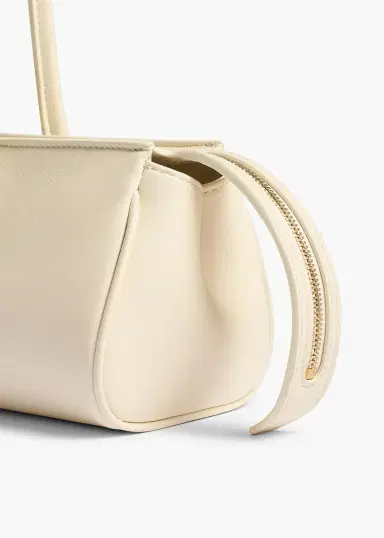Khaite Donna Shoulder Bag In Cream Leather | Thumbnail 4 Khaite Donna Shoulder Bag In Cream Leather | Thumbnail 4
