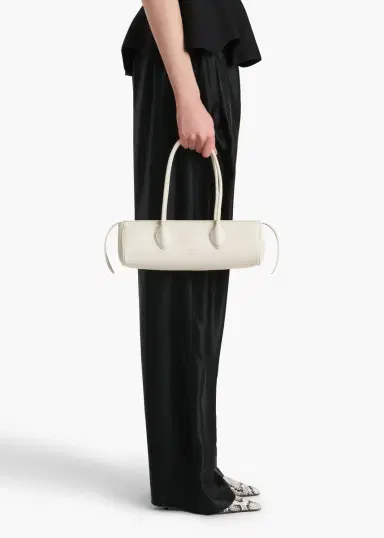 Khaite Donna Shoulder Bag In Cream Leather | Thumbnail 5 Khaite Donna Shoulder Bag In Cream Leather | Thumbnail 5