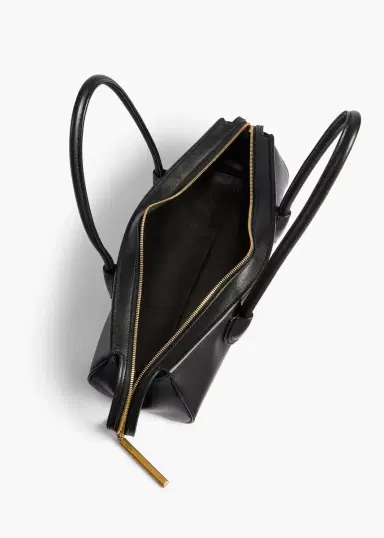 Khaite Donna Shoulder Bag In Black Leather | Thumbnail 3 Khaite Donna Shoulder Bag In Black Leather | Thumbnail 3