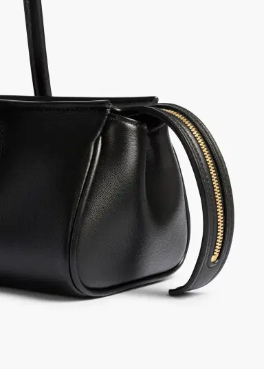 Khaite Donna Shoulder Bag In Black Leather | Thumbnail 4 Khaite Donna Shoulder Bag In Black Leather | Thumbnail 4