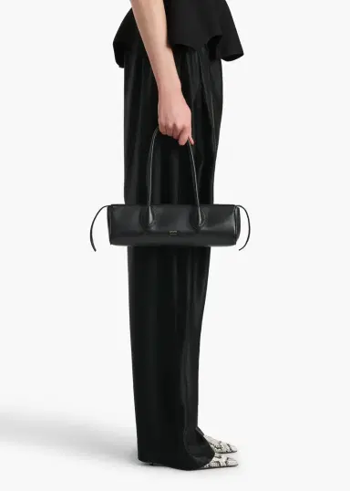 Khaite Donna Shoulder Bag In Black Leather | Thumbnail 5 Khaite Donna Shoulder Bag In Black Leather | Thumbnail 5