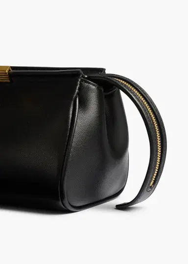 Khaite Donna Evening Clutch In Black Leather | Thumbnail 4 Khaite Donna Evening Clutch In Black Leather | Thumbnail 4