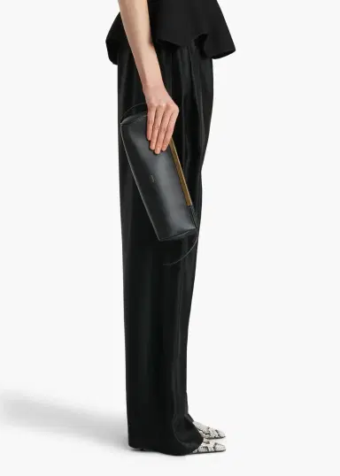 Khaite Donna Evening Clutch In Black Leather | Thumbnail 5 Khaite Donna Evening Clutch In Black Leather | Thumbnail 5