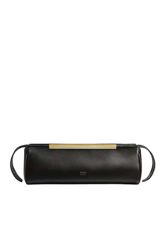 Khaite Donna Evening Clutch In Black Leather