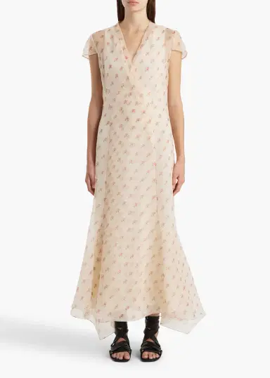 Khaite Meera Dress In Soft Pink | Thumbnail 3 Khaite Meera Dress In Soft Pink | Thumbnail 3