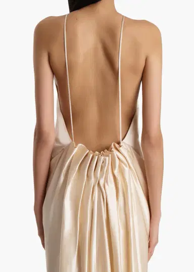 Khaite Kent Dress In Soft Pink | Thumbnail 5