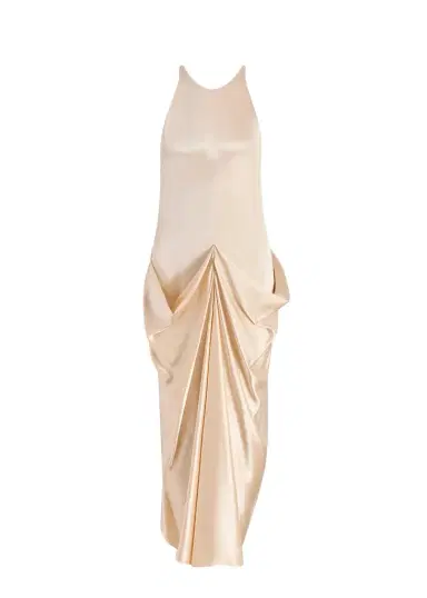 Khaite Kent Dress In Soft Pink | Thumbnail 1
