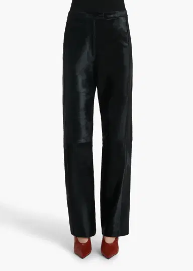 Khaite Borden Pant In Black Haircalf | Thumbnail 3