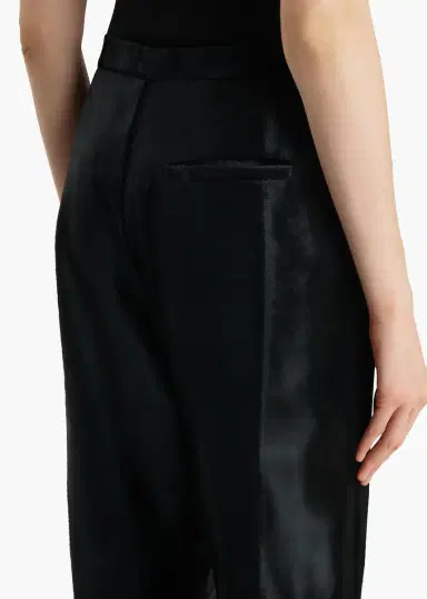 Khaite Borden Pant In Black Haircalf | Thumbnail 6