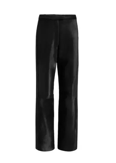Khaite Borden Pant In Black Haircalf | Thumbnail 1