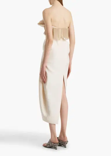 Khaite Salm Dress In Cream | Thumbnail 3 Khaite Salm Dress In Cream | Thumbnail 3