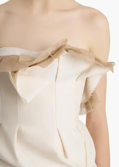 Khaite Salm Dress In Cream | Thumbnail 4 Khaite Salm Dress In Cream | Thumbnail 4