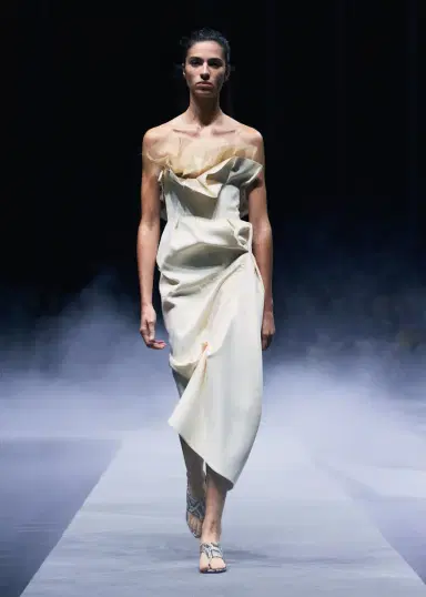 Khaite Salm Dress In Cream | Thumbnail 6 Khaite Salm Dress In Cream | Thumbnail 6