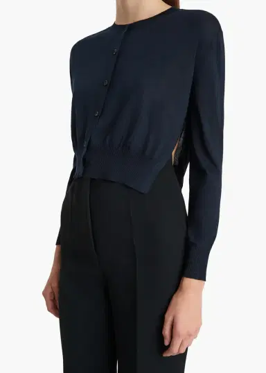Khaite Nadyne Cardigan In Midnight | Thumbnail 5