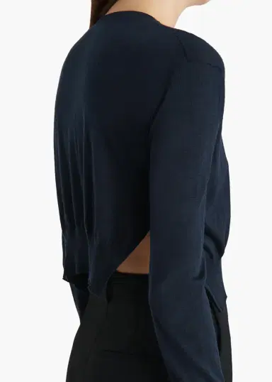 Khaite Nadyne Cardigan In Midnight | Thumbnail 6