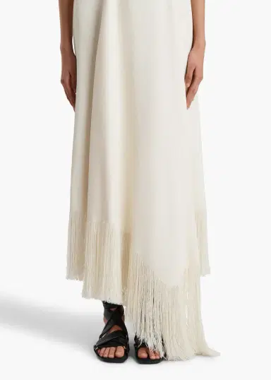 Khaite Vivian Dress In Cream | Thumbnail 4 Khaite Vivian Dress In Cream | Thumbnail 4